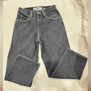 Vintage Anchor Blue Baggy Black Jeans Y2K‎ 90s Skater Denim W31 L30